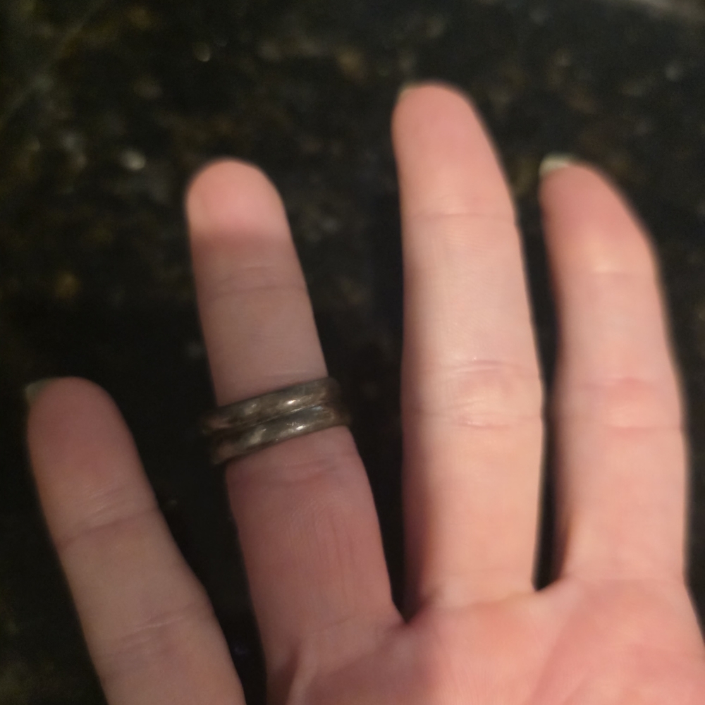 Solid 925 Silver Snake Ring With White/Black/Pink… - image 2